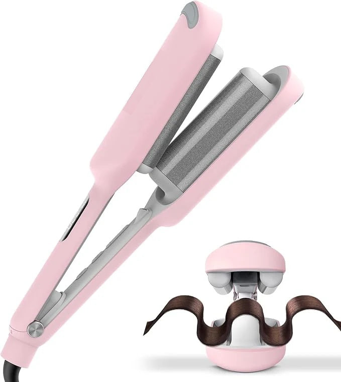 🎪🔥🔥🔥Final 6 Hours: 60% OFF Compact Hair Waver Crimper ❤️