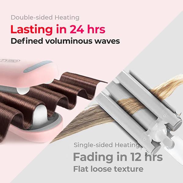 🎪🔥🔥🔥Final 6 Hours: 60% OFF Compact Hair Waver Crimper ❤️